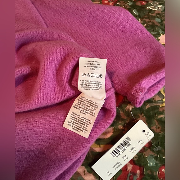 NWT J.CREW 100%Cashmere Sweater. M - Picture 12 of 14